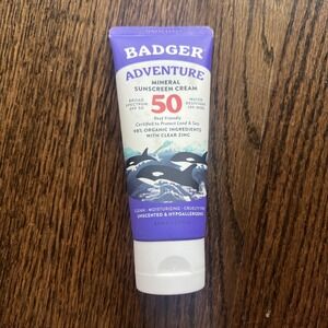 Sunscreen SPF 50 Mineral Zinc Oxide Travel Size Reef Safe Moisturizing Lotion